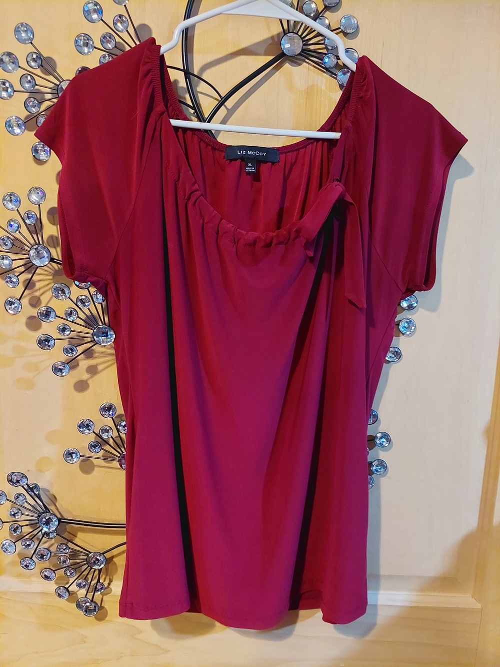 Mccoy Women's Violet Short-Sleeve Blouse